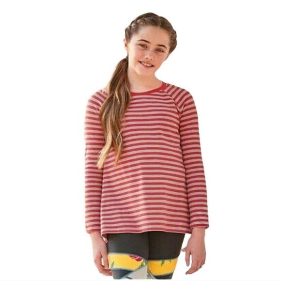 Matilda Jane 435 Red Striped Floral Top 16 NWT - Picture 1 of 4